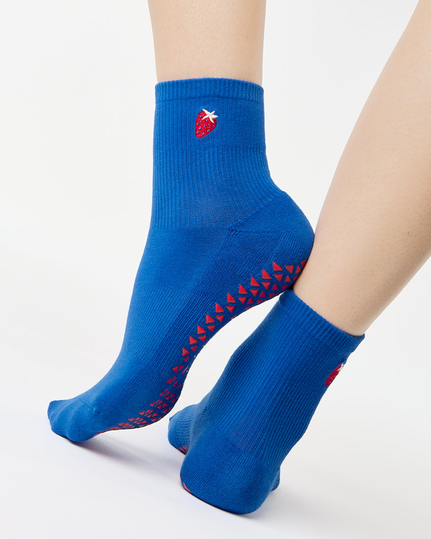 Strawberry Ankle Grip Sock