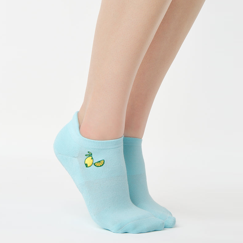 Lemons Full Foot Grip Sock