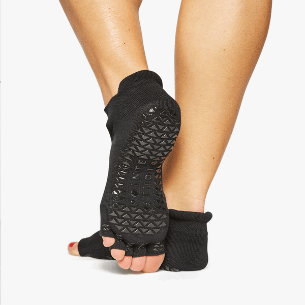 Clean Cut Toeless Grip Sock for Pilates, Yoga & Barre