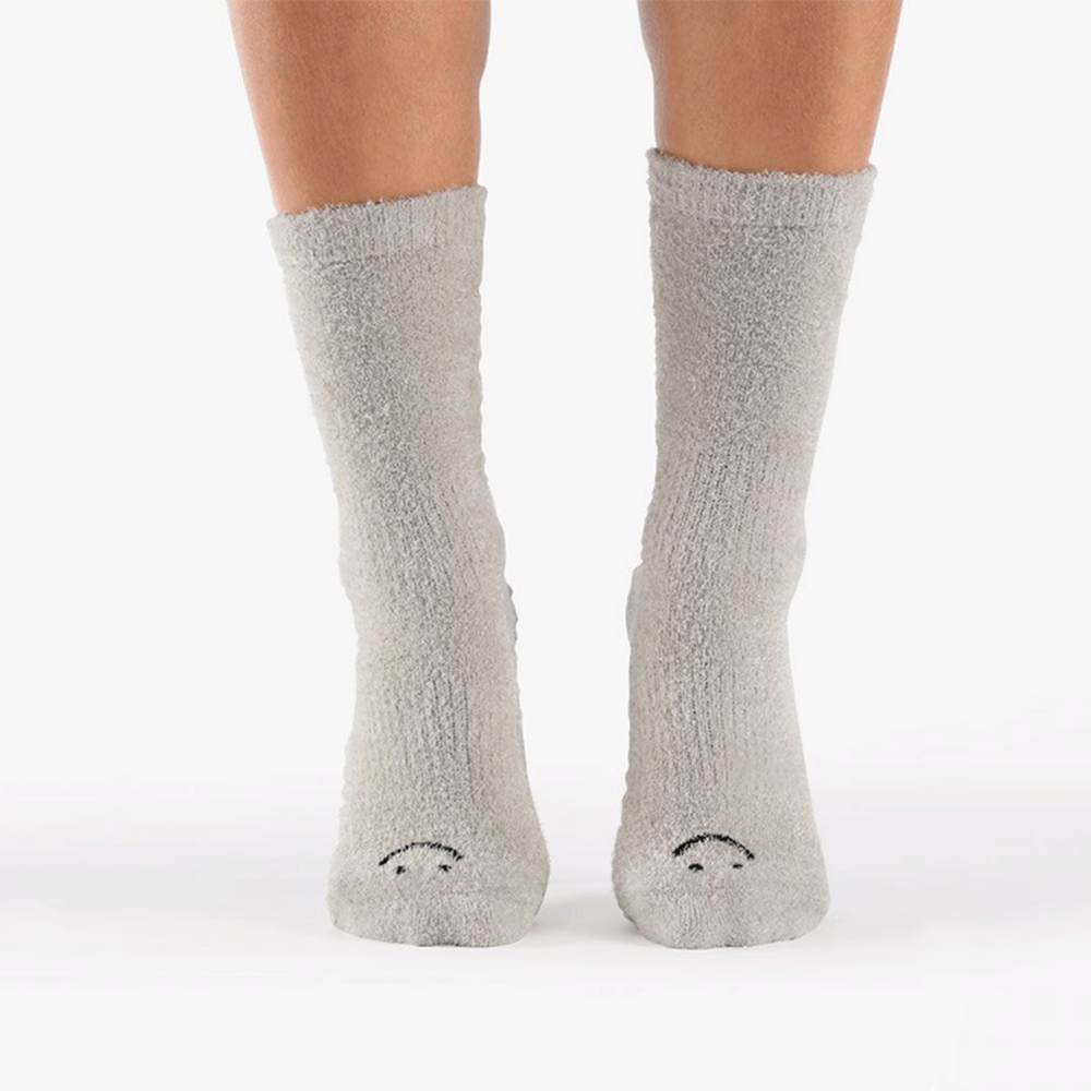 Happy Cloud Crew Grip Sock