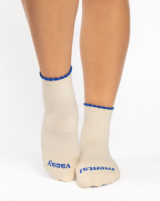 Mental Vacay Ankle Grip Sock