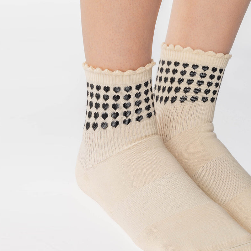 Sweetheart Ankle Grip Sock