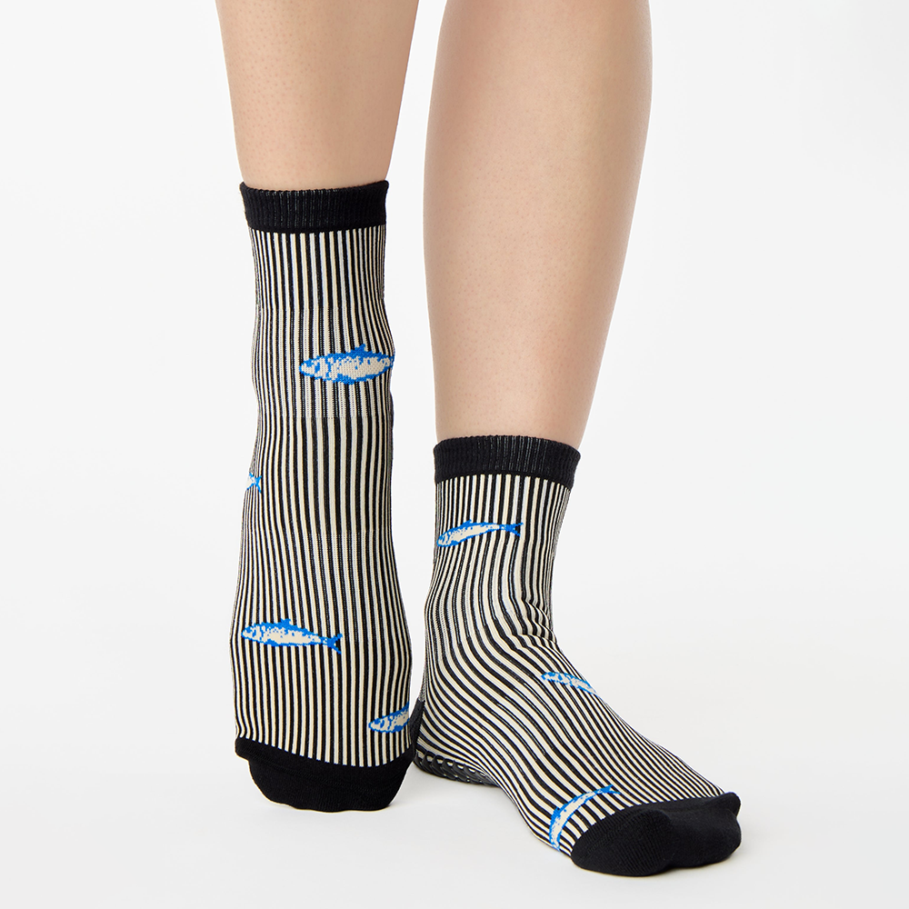 Sardines Ankle Grip Sock