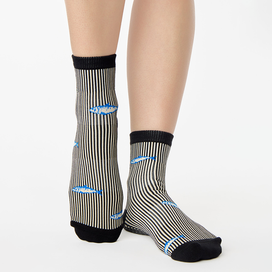 Sardines Ankle Grip Sock