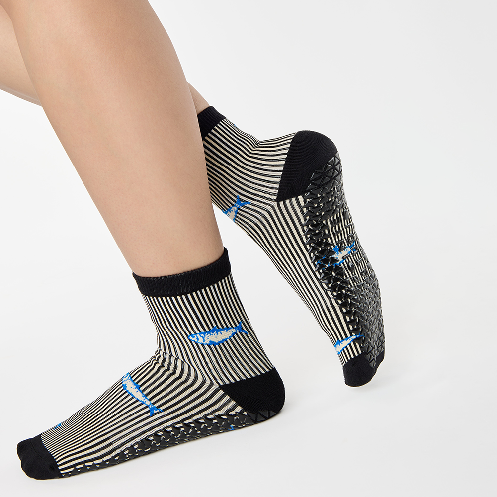 Sardines Ankle Grip Sock