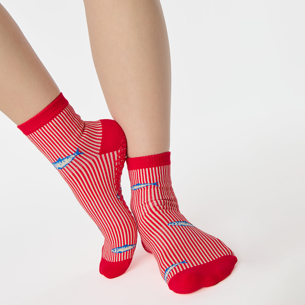Sardines Ankle Grip Sock