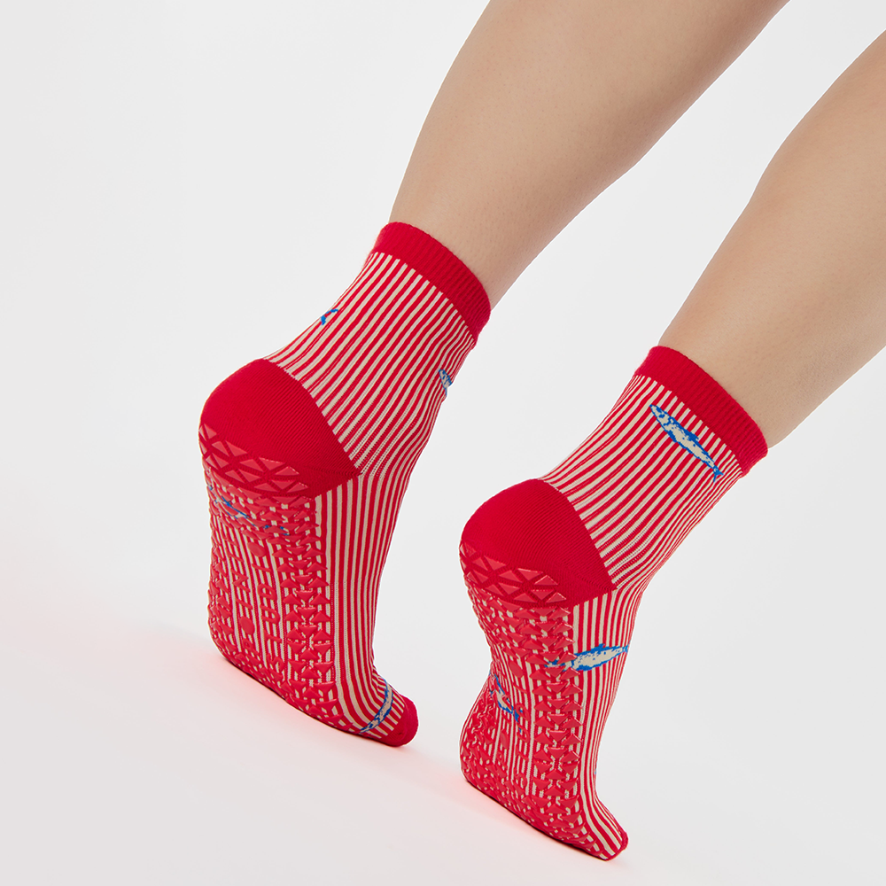 Sardines Ankle Grip Sock