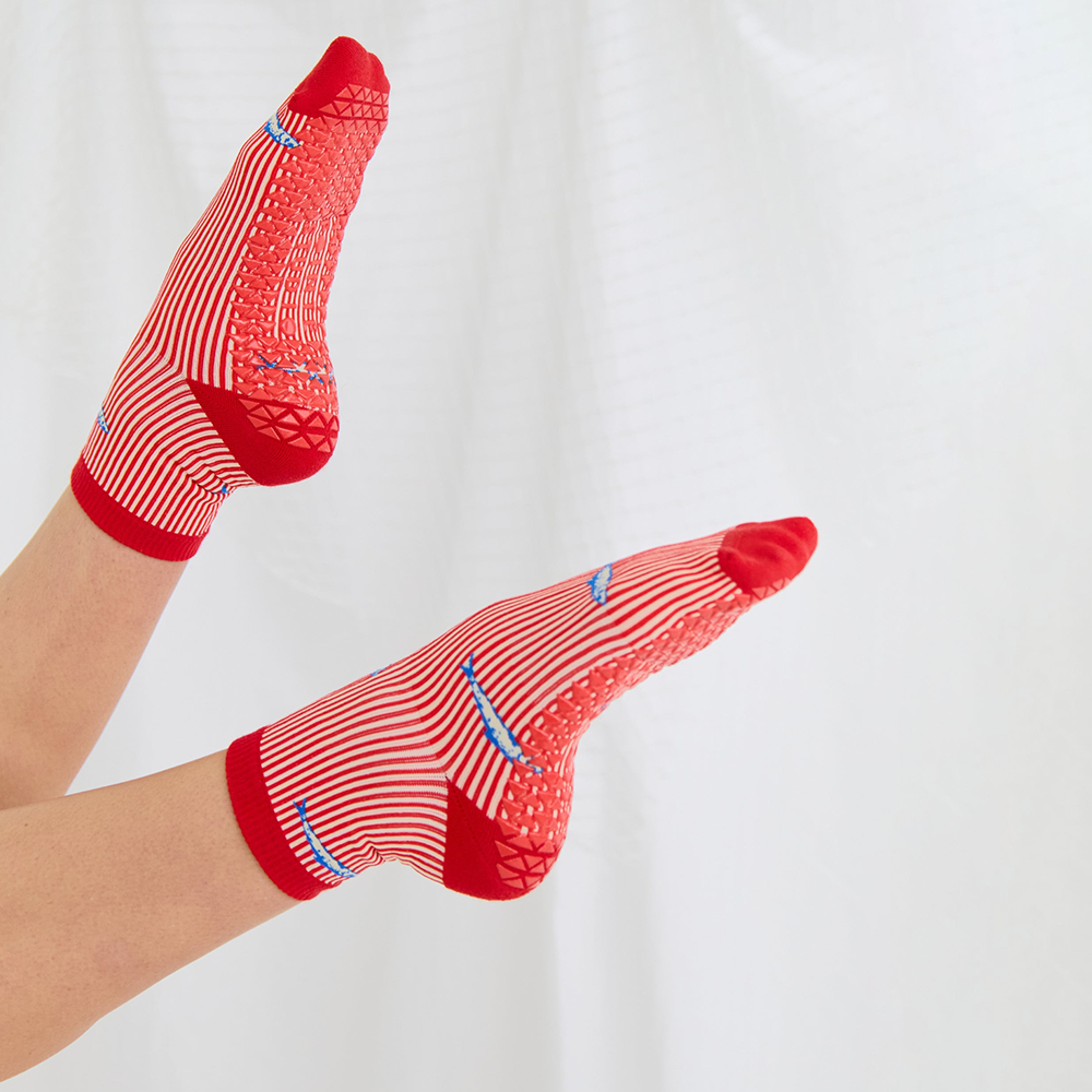 Sardines Ankle Grip Sock