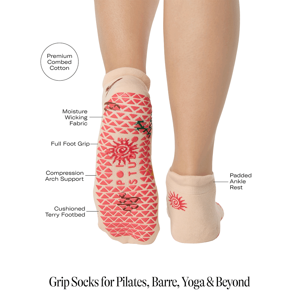 Desert Full Foot Grip Sock