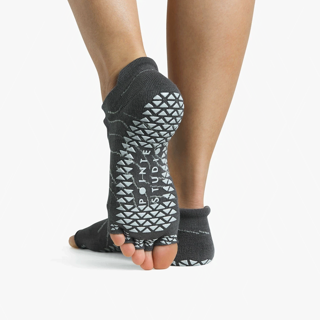 Dunes Toeless Grip Socks for Pilates, Yoga Barre Pointe Studio