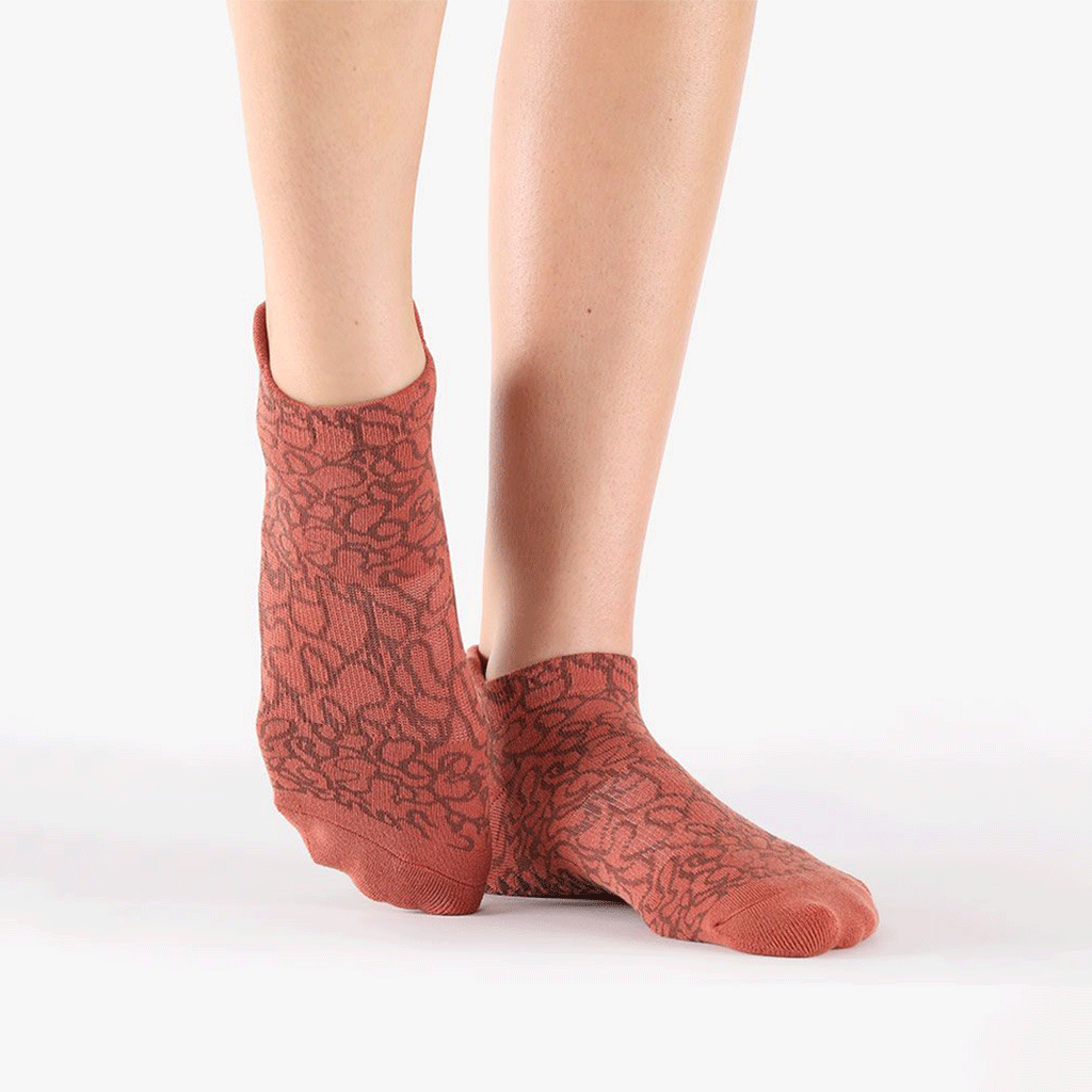 Abstract Grip Sock