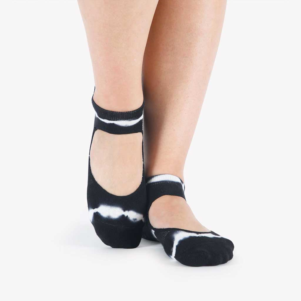 Shibori Strap Grip Socks