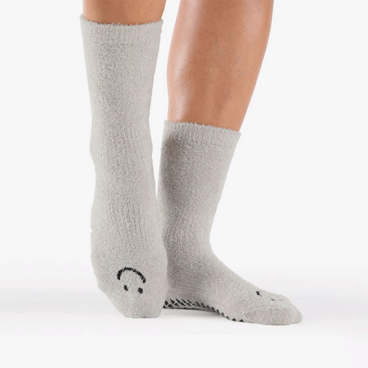 Happy Cloud Crew Grip Sock